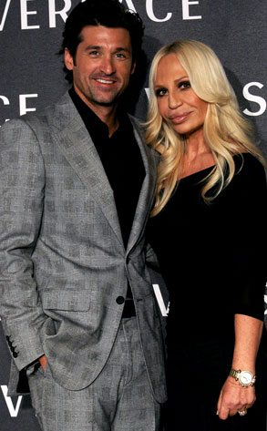 Patrick Dempsey, Donatella Versace Patrick Dempsey, Donatella Versace